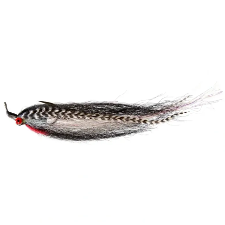 Steve Adachi Clouser - Black/White - Your Premium Fishing Gear Store Rods Lines Baits Accessories* Fly Fishing