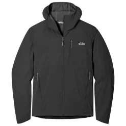 Stio Dawner Hooded Jacket Boundary Black - Your Premium Fishing Gear Store Rods Lines Baits Accessories* Fishing Line