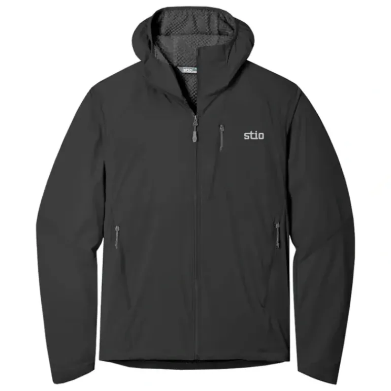 Stio Dawner Hooded Jacket Boundary Black - Your Premium Fishing Gear Store Rods Lines Baits Accessories* Fishing Line