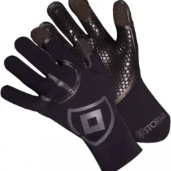 Stormr Cast Kevlar Neoprene Gloves, Black - Your Premium Fishing Gear Store Rods Lines Baits Accessories* Fishing Line