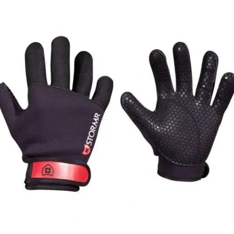 Stormr Strykr Neoprene Gloves, Black - Your Premium Fishing Gear Store Rods Lines Baits Accessories* Fishing Line