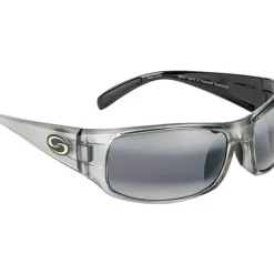 Strike King SG-S1158 Okeechobee Sunglasses Gray Clear Gray/Black Frame Full Rim - Your Premium Fishing Gear Store Rods Lines Baits Accessories* Fishing Line