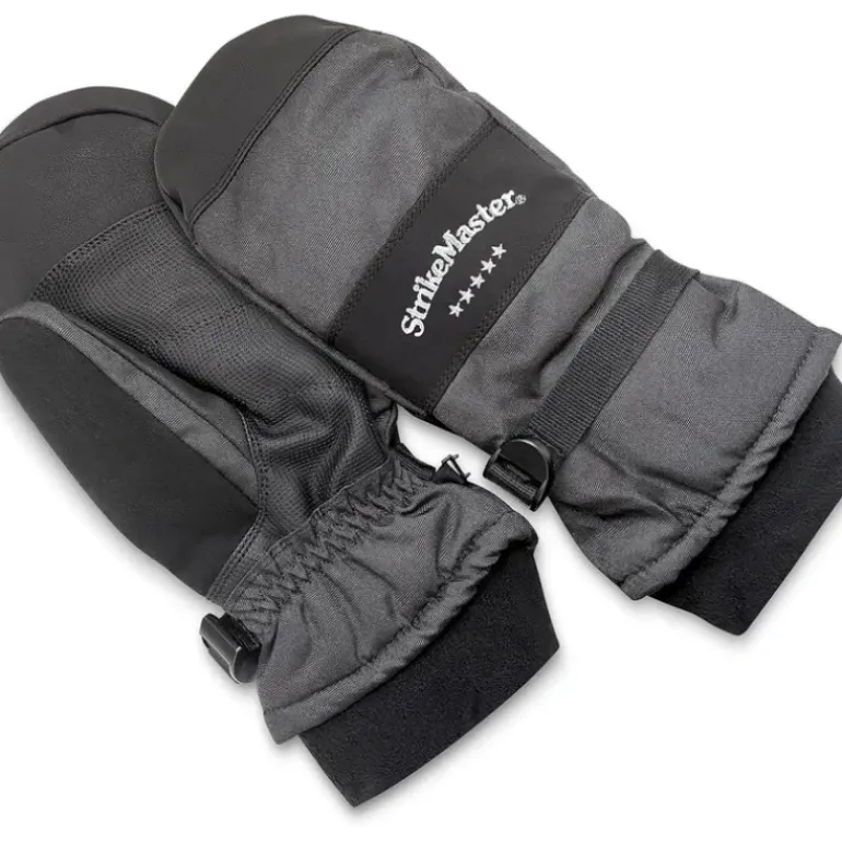 StrikeMaster Gloves Heavyweight Mitt, Medium, Black - Your Premium Fishing Gear Store Rods Lines Baits Accessories* Fishing Line