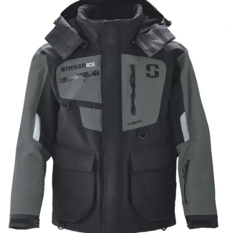 Striker Climate Jacket 18 Black/Gray M - Your Premium Fishing Gear Store Rods Lines Baits Accessories* Fishing Line