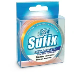 Sufix Ice Magic Monofilament Ice Fishing Line, [2-8lb, 100-300yd, Neon Orange] - Your Premium Fishing Gear Store Rods Lines Baits Accessories* Fishing Line
