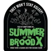 Summer of the Brood X Sticker - Your Premium Fishing Gear Store Rods Lines Baits Accessories* Shop All