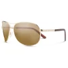 Suncloud Aviator Sunglasses Gold Polarized Brown - Your Premium Fishing Gear Store Rods Lines Baits Accessories* Shop All