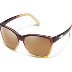 Suncloud Dawson Sunglasses Brown Fade/Sienna Mirror - Your Premium Fishing Gear Store Rods Lines Baits Accessories* Shop All
