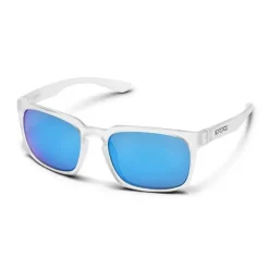 Suncloud Hundo Sunglasses Matte Crystal Polarized Blue Mirror - Your Premium Fishing Gear Store Rods Lines Baits Accessories* Shop All