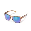 Suncloud Loveseat Sunglasses Transparent Brown Polarized Blue Mirror - Your Premium Fishing Gear Store Rods Lines Baits Accessories* Shop All