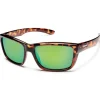 Suncloud Mayor Sunglasses Tortoise Polarized Green Mirror - Your Premium Fishing Gear Store Rods Lines Baits Accessories* Shop All