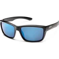 Suncloud Mayor Sunglasses Black Polarized Blue Mirror - Your Premium Fishing Gear Store Rods Lines Baits Accessories* Shop All