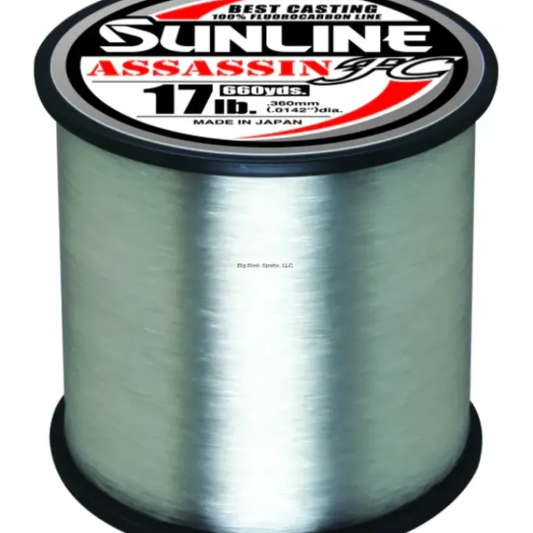 Sunline Assassin FC 100% Fluorocarbon Line - Your Premium Fishing Gear Store Rods Lines Baits Accessories* Fishing Line
