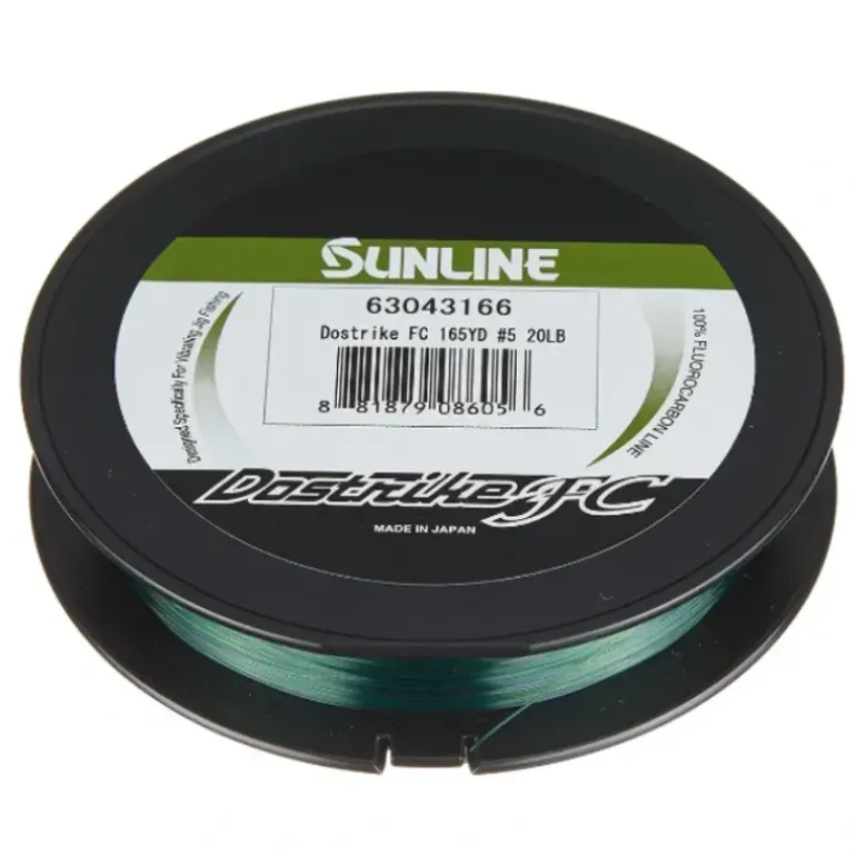 Sunline Dostrike FC 14lb 165yd, Metered Smoke/Dark Green - Your Premium Fishing Gear Store Rods Lines Baits Accessories* Bait
