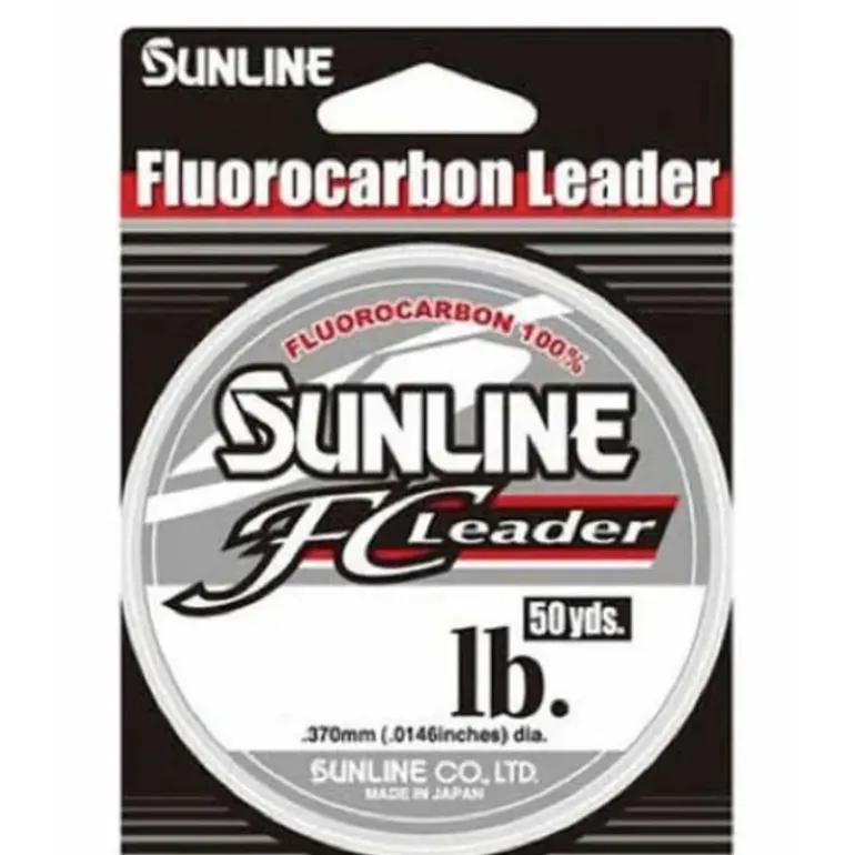 Sunline FC 100% Fluorocarbon Leader, 50yd, Clear Spool - Your Premium Fishing Gear Store Rods Lines Baits Accessories* Fishing Line