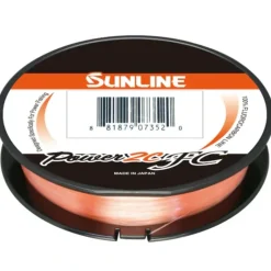 Sunline Power 2C FC Fluorocarbon Line, 165yd, Metered Orange/Clear - Your Premium Fishing Gear Store Rods Lines Baits Accessories* Fishing Line
