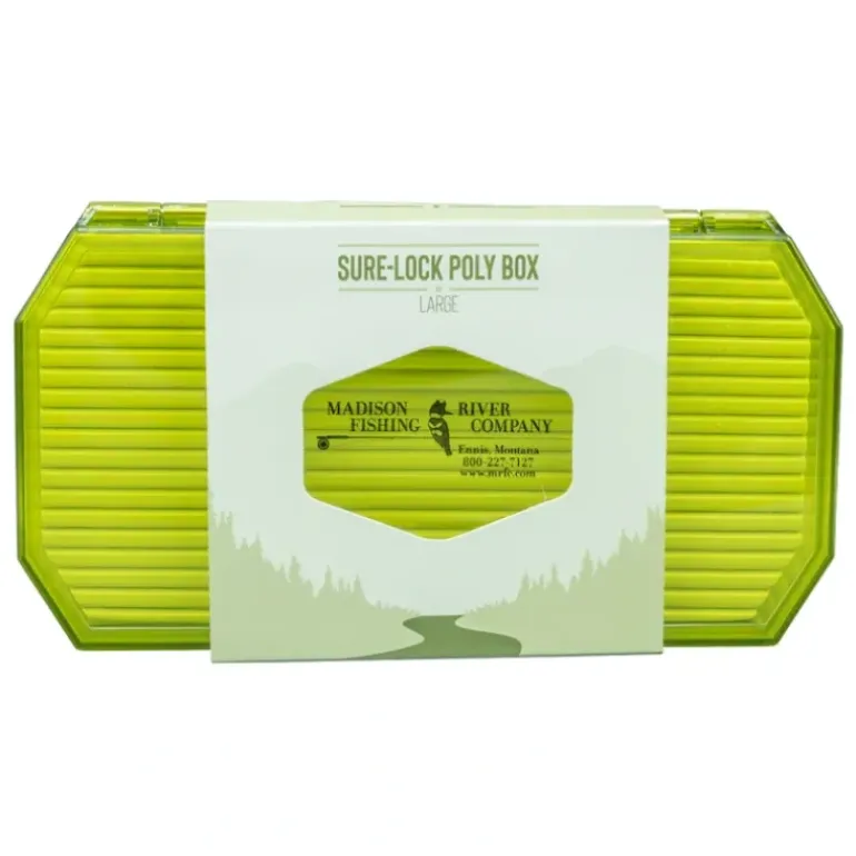 Sure-Lock Poly Ridge Foam Fly Box Green Large - Your Premium Fishing Gear Store Rods Lines Baits Accessories* Fly Fishing