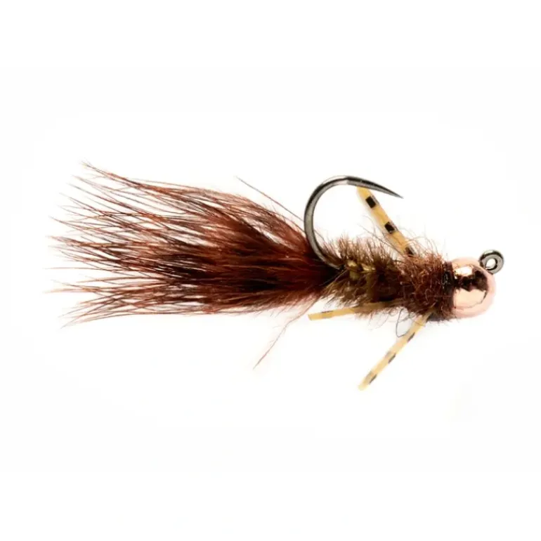Swimming Drake Nymph Brown Barbless - Your Premium Fishing Gear Store Rods Lines Baits Accessories* Fly Fishing
