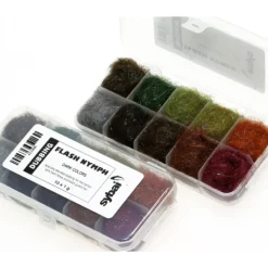 Sybai Flash Nymph Dubbing Box- Dark - Your Premium Fishing Gear Store Rods Lines Baits Accessories* Shop All