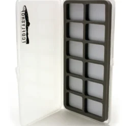 TCO Fly Box - Slim box Tall 12 Compartment - Your Premium Fishing Gear Store Rods Lines Baits Accessories^ Discount