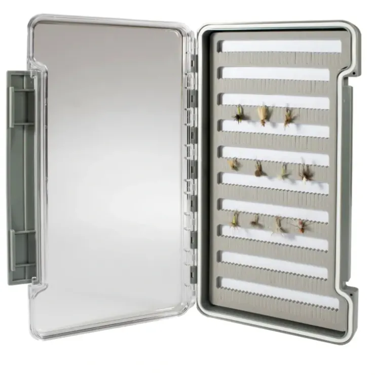 TCO Fly Box - XL Waterproof Slim Box Slit Foam - Your Premium Fishing Gear Store Rods Lines Baits Accessories^ Best Sale