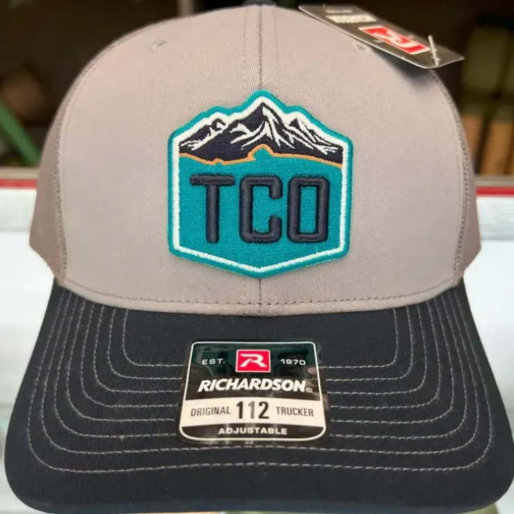 TCO Fly Shop Hat Low Pro Trucker - 3D Crest Logo - Your Premium Fishing Gear Store Rods Lines Baits Accessories^ Cheap