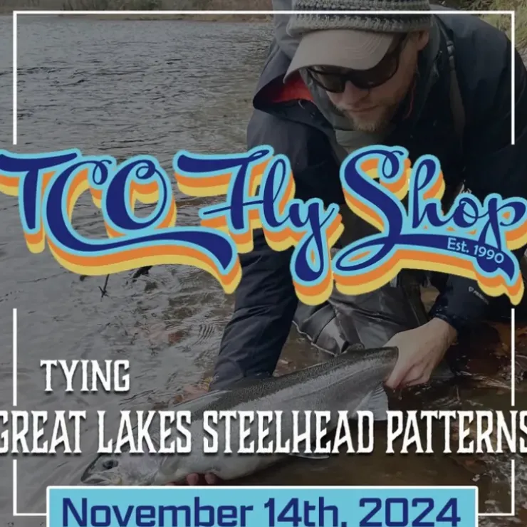 TCO Fly Tying Class: Great Lakes Steelhead Patterns with John Parisi - Your Premium Fishing Gear Store Rods Lines Baits Accessories^ Sale