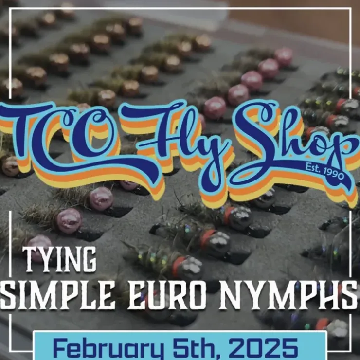 TCO Fly Tying Class: Tying Simple Euro Nymphs with Jacob Gilliand - Your Premium Fishing Gear Store Rods Lines Baits Accessories^ Shop