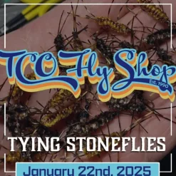 TCO Fly Tying Class: Tying Stoneflies with Tyler Potts - Your Premium Fishing Gear Store Rods Lines Baits Accessories^ Discount