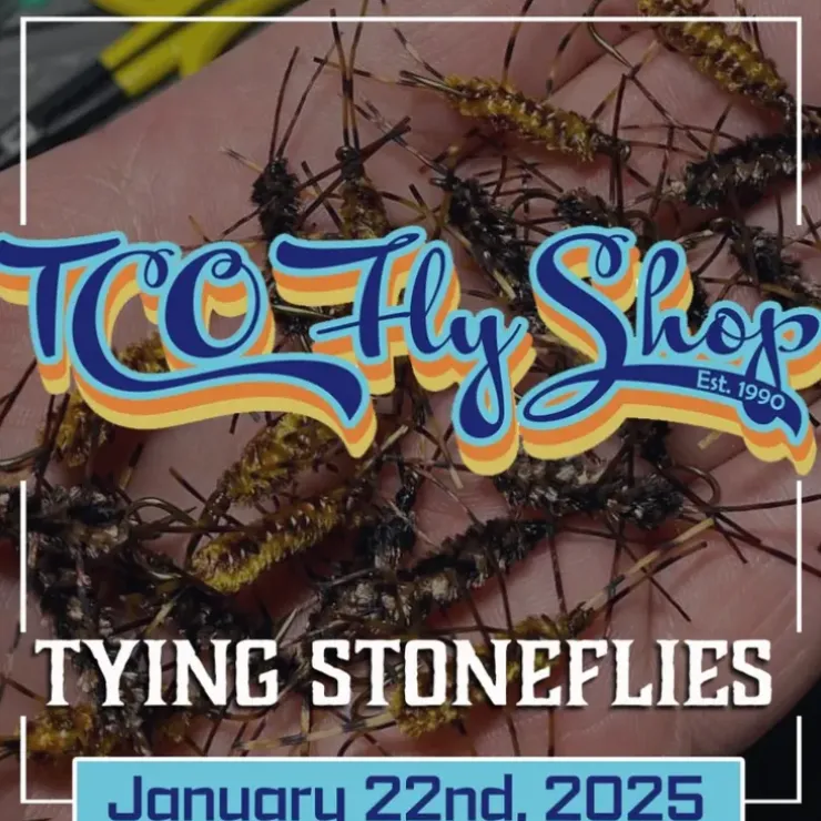 TCO Fly Tying Class: Tying Stoneflies with Tyler Potts - Your Premium Fishing Gear Store Rods Lines Baits Accessories^ Discount