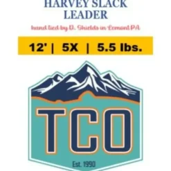 TCO Hand Tied Harvey Slack Leader 12' 5X - Your Premium Fishing Gear Store Rods Lines Baits Accessories^ Clearance