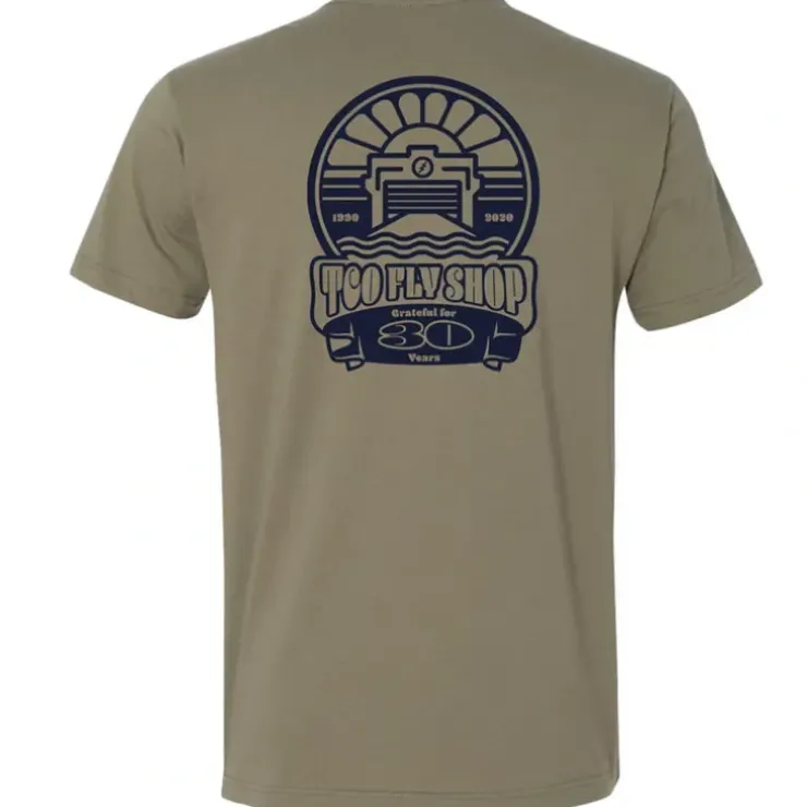TCO Logo T-Shirt 30th Anniversary Monochrome Tee Sale - Your Premium Fishing Gear Store Rods Lines Baits Accessories^ Store