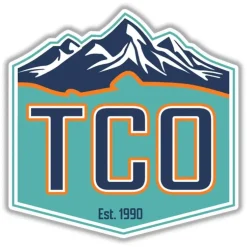 TCO Sticker - Crest Logo - Your Premium Fishing Gear Store Rods Lines Baits Accessories^ Fashion