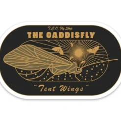 TCO Sticker - Tent Wings Caddisfly - Your Premium Fishing Gear Store Rods Lines Baits Accessories^ Cheap