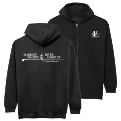 40th Logo Benchmark Full Zip Hoody Black 40th Chest Logo, Logo Back - Your Premium Fishing Gear Store Rods Lines Baits Accessories^ Outlet