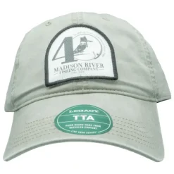 40th Logo Hat Storm Grey w/Printed Front Patch - Your Premium Fishing Gear Store Rods Lines Baits Accessories^ Cheap