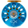 Tibor Signature Seris Reel 9-10 Custom Aqua Frame, Orange Hub, Graphite Drag Knob, Orange Reel Foot and Stop Nut, Permit Engraving - Your Premium Fishing Gear Store Rods Lines Baits Accessories^ Fashion