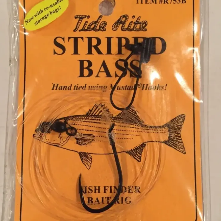 Tide Rite Hand Tied Fish Finder Striped Bass Bait Rig, Black (R753B) - Your Premium Fishing Gear Store Rods Lines Baits Accessories^ Store