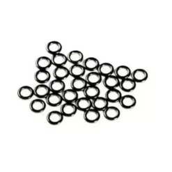 TIPPET RINGS LARGE BLACK NICKEL - Your Premium Fishing Gear Store Rods Lines Baits Accessories^ Cheap