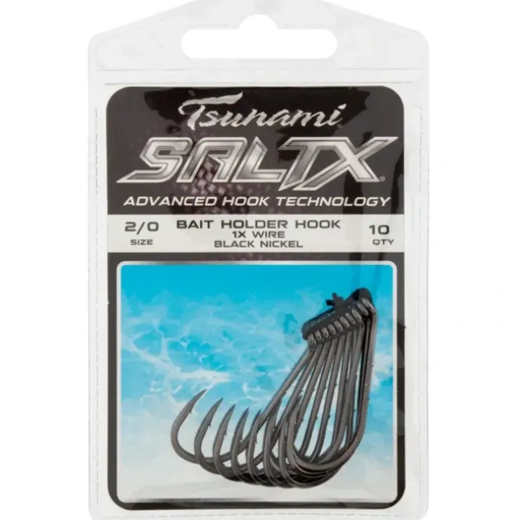 Tsunami SaltX Bait Holder Hook - Your Premium Fishing Gear Store Rods Lines Baits Accessories^ New