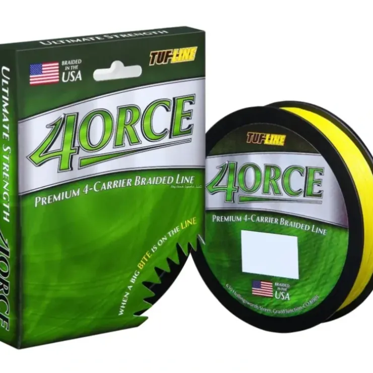 Tuf-Line 4ORCE Braided Line 4-Carrier, 50lb, 300yd - Your Premium Fishing Gear Store Rods Lines Baits Accessories^ Online