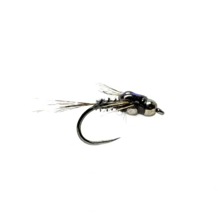 Twisted Mayfly Black Tungsten Beadhead Barbless - Your Premium Fishing Gear Store Rods Lines Baits Accessories^ Outlet