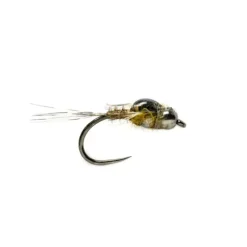 Twisted Mayfly Olive Tungsten Beadhead Barbless - Your Premium Fishing Gear Store Rods Lines Baits Accessories^ Hot