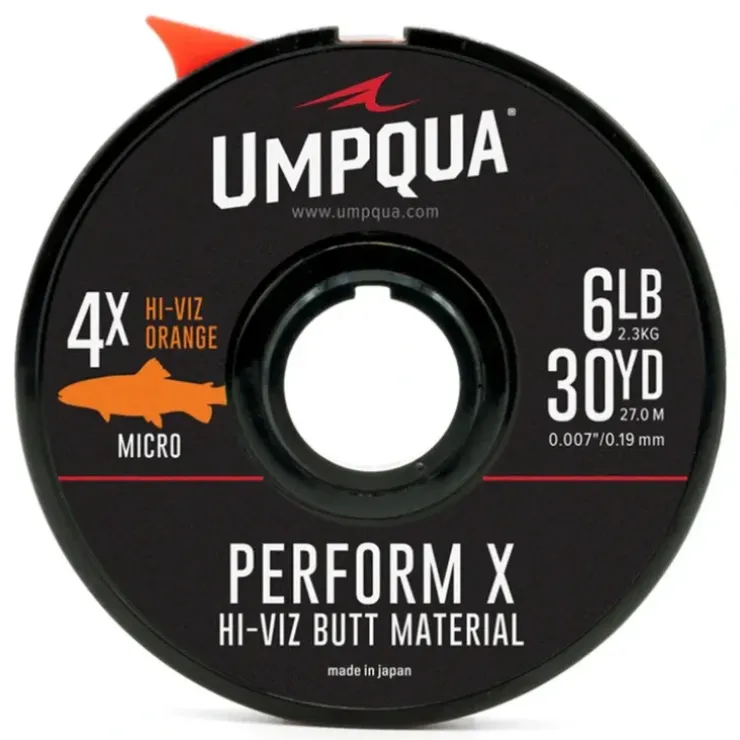 Umpqua Hi-Viz Euro Butt Material Fl. Orange (30M) - Your Premium Fishing Gear Store Rods Lines Baits Accessories^ Cheap