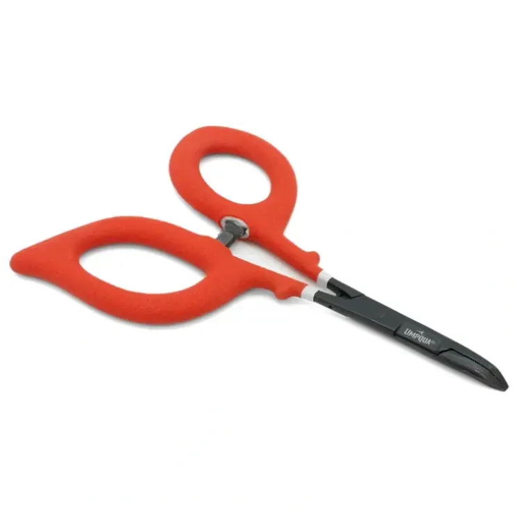 Umpqua Rivergrip Precision Series Scissor/Forcep 6" Curved Red - Your Premium Fishing Gear Store Rods Lines Baits Accessories^ Shop