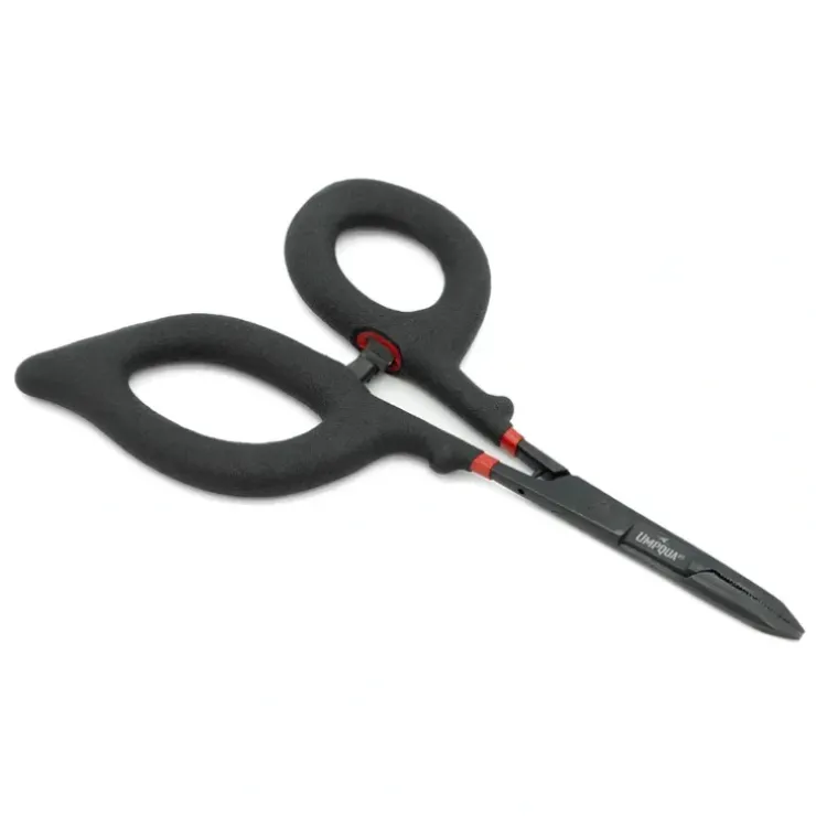 Umpqua Rivergrip Precision Series Scissor/Forcep 6" Straight Black - Your Premium Fishing Gear Store Rods Lines Baits Accessories^ Clearance