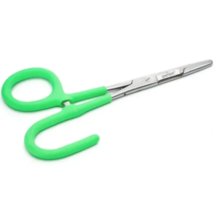 Umpqua River Grip Scissors/Forceps Open Loop Green 6" - Your Premium Fishing Gear Store Rods Lines Baits Accessories^ Outlet