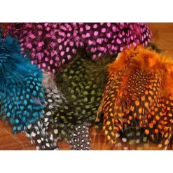 UV Large Dot Guinea Hackle - Your Premium Fishing Gear Store Rods Lines Baits Accessories^ New
