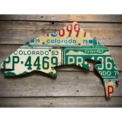 24" Vintage Colorado Trout License Plate Art - Your Premium Fishing Gear Store Rods Lines Baits Accessories^ Clearance