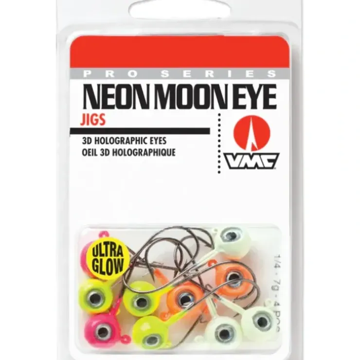 VMC Neon Moon Eye Jig Glow Hook Kit Assorted - Your Premium Fishing Gear Store Rods Lines Baits Accessories^ Store